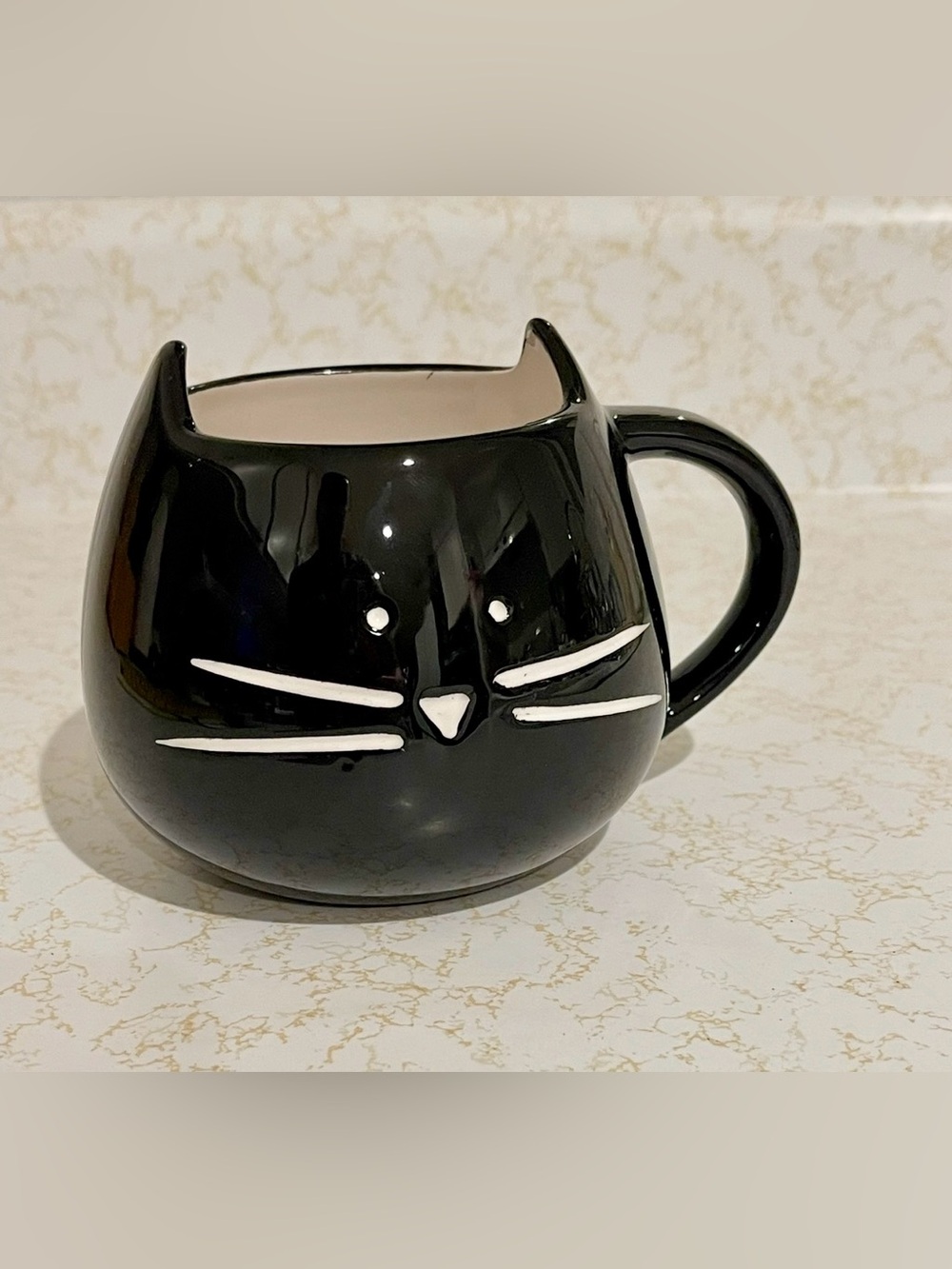 HOLIDAY TIME HALLOWEEN WITCH 3D BLACK CAT EARS COFFEE MUG CUP HOME DECOR